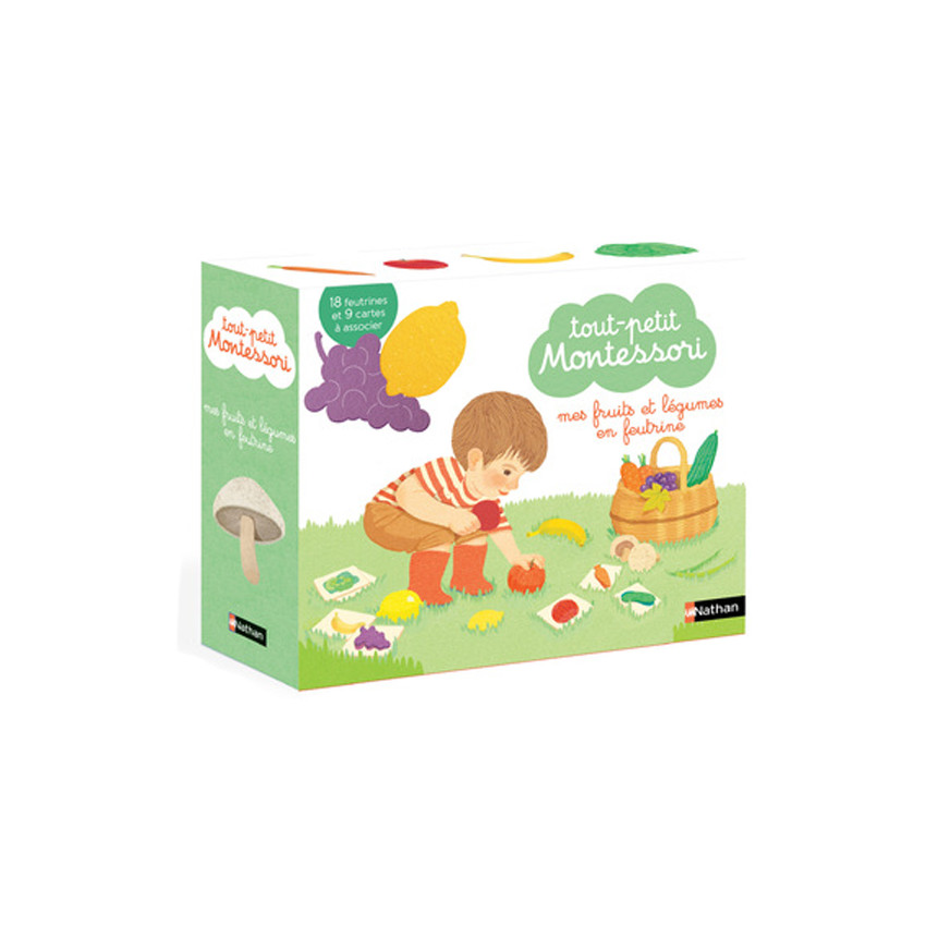 Tout petit Montessori coffret fruits et légumes 