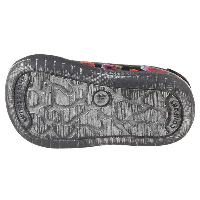Bottillons en cuir suédé à lacets et imprimé liberty 