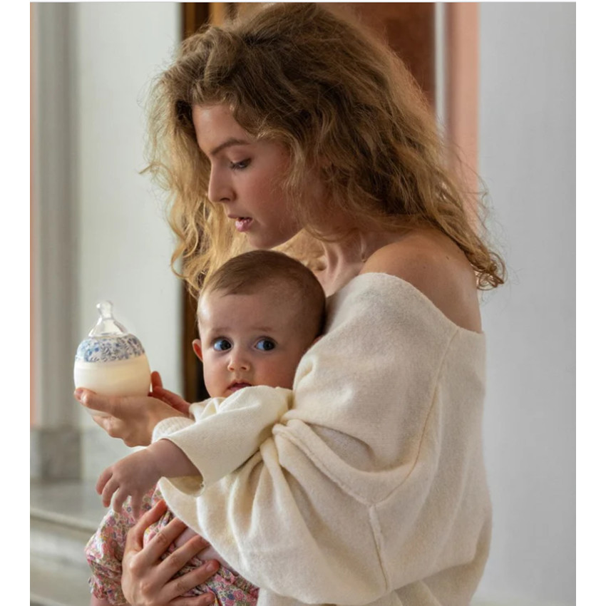 Biberon silicone 240ml Liberty Mimosa Blue 