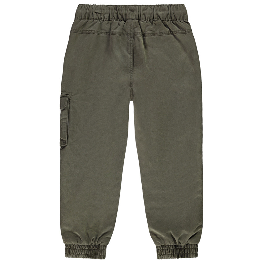 Pantalon jogger en lyocell doublé en coton pour garçon 