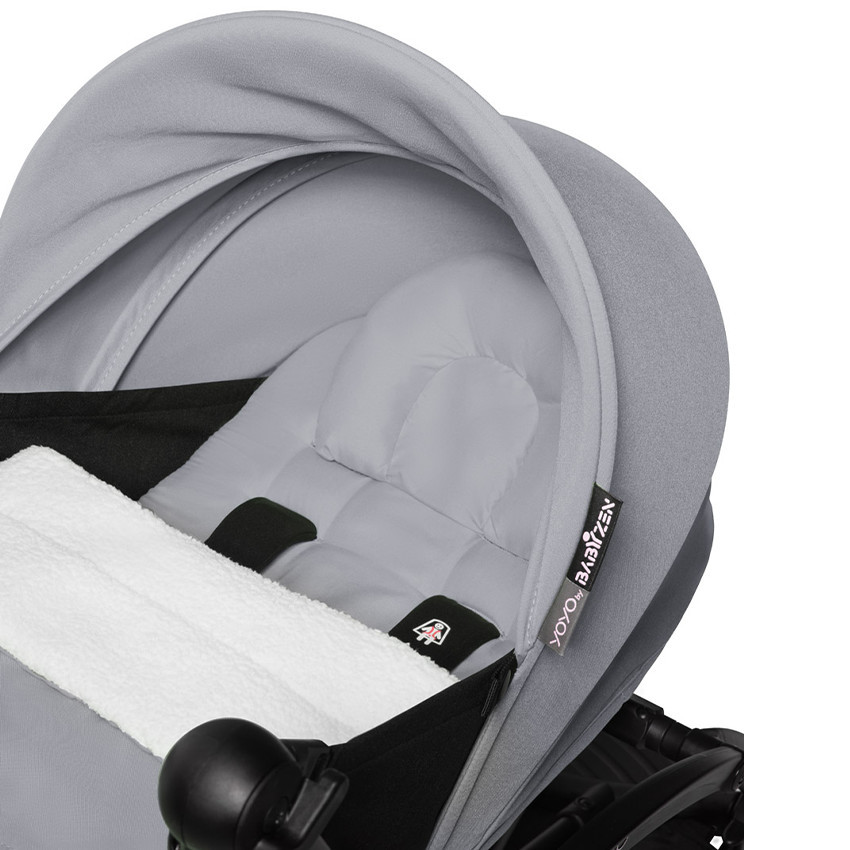 Poussette complète YOYO² nouveau pack 0+ et 6+ châssis blanc Stone 