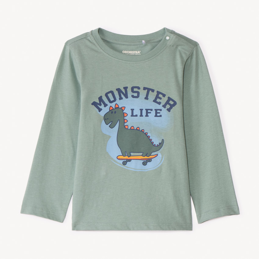 T-shirt manches longues printé pour bébé garçon