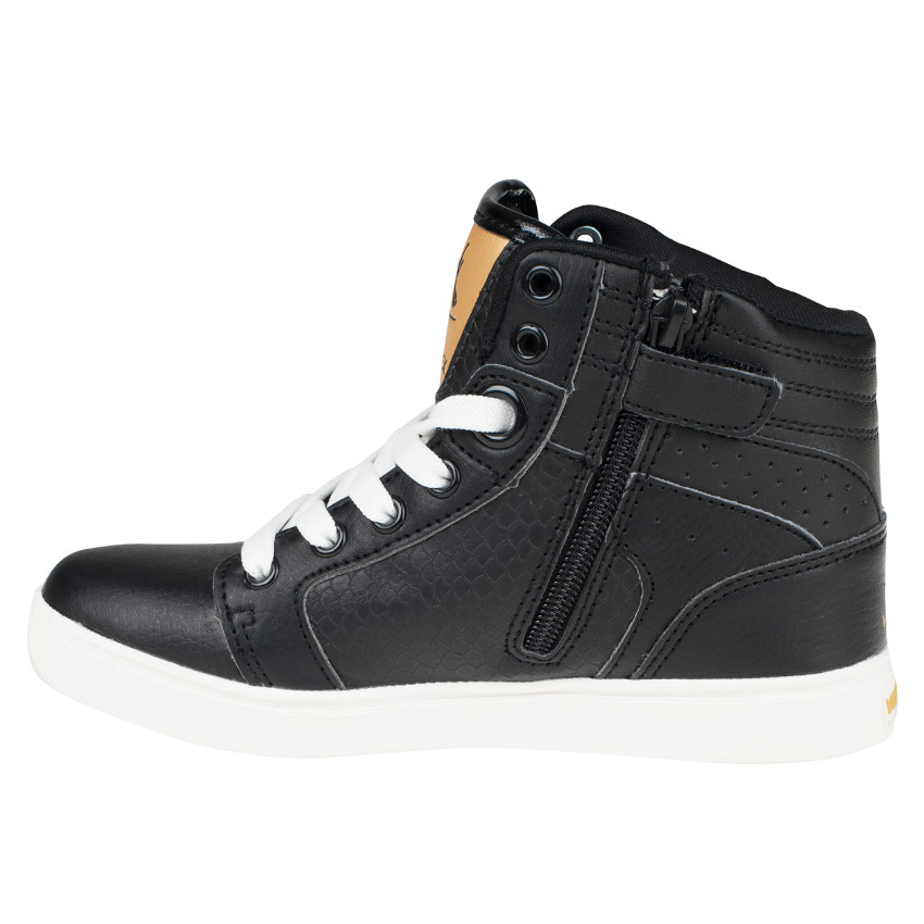 Baskets montantes à lacets et zip VORTEX by Maître GIMS 