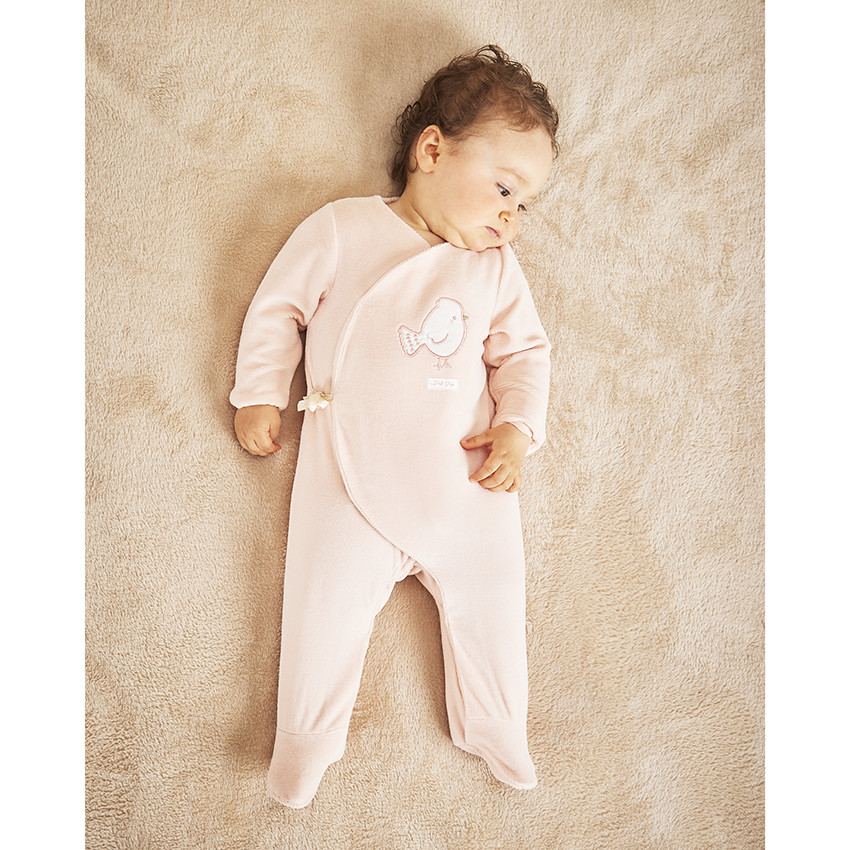 Dors bien velours bébé fille outlet