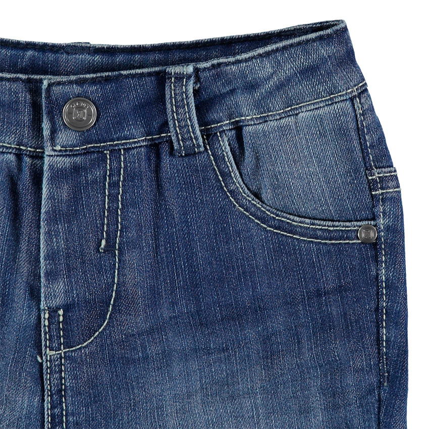 Bermuda en jean effet délavé pour bébé garçon 