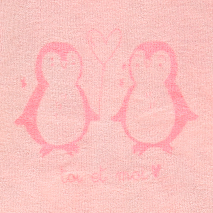 Dors-bien en velours avec visuel printé pour bébé fille Main Dors-bien en velours avec visuel printé pour bébé fille