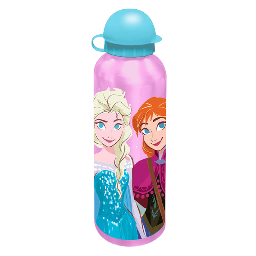 Gourde alu 500ml Reine des neiges Ass. 