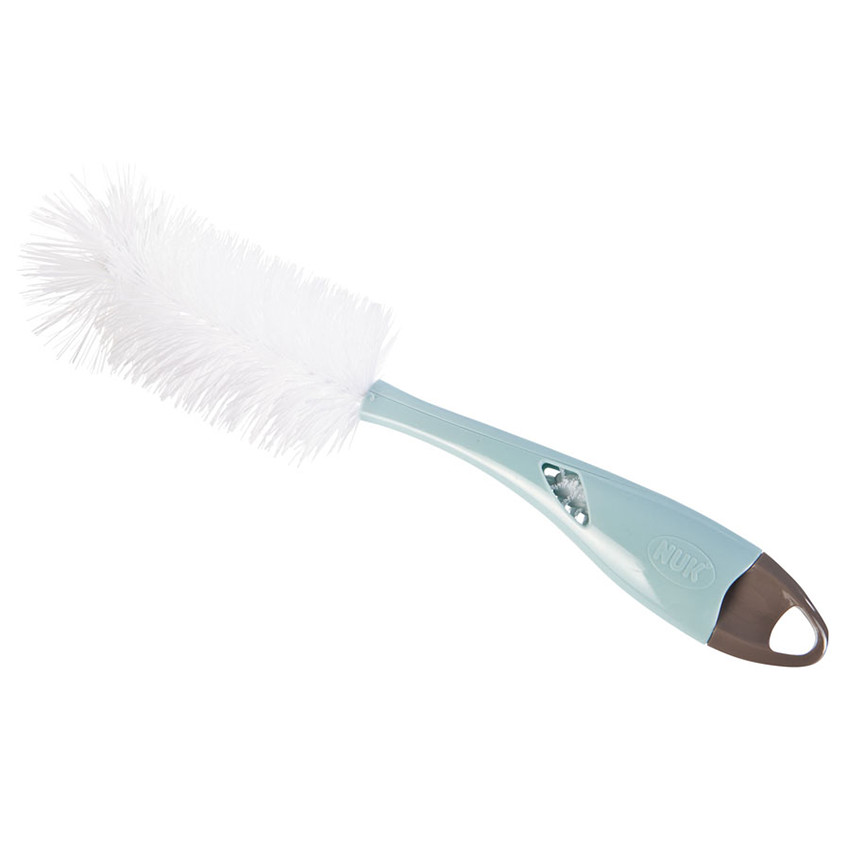 Goupillon double fibres 2 en 1 - Bleu Main Goupillon double fibres 2 en 1 - Bleu