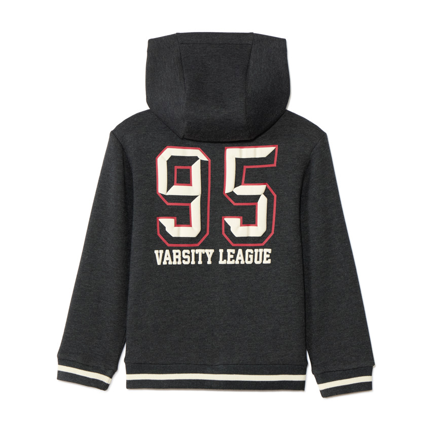 Gilet à capuche à print numéro de sportif pour garçon  