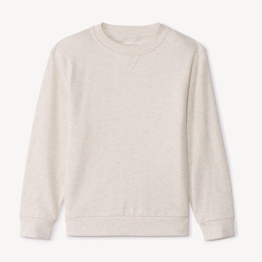 Sweat en molleton gratté uni pour garçon