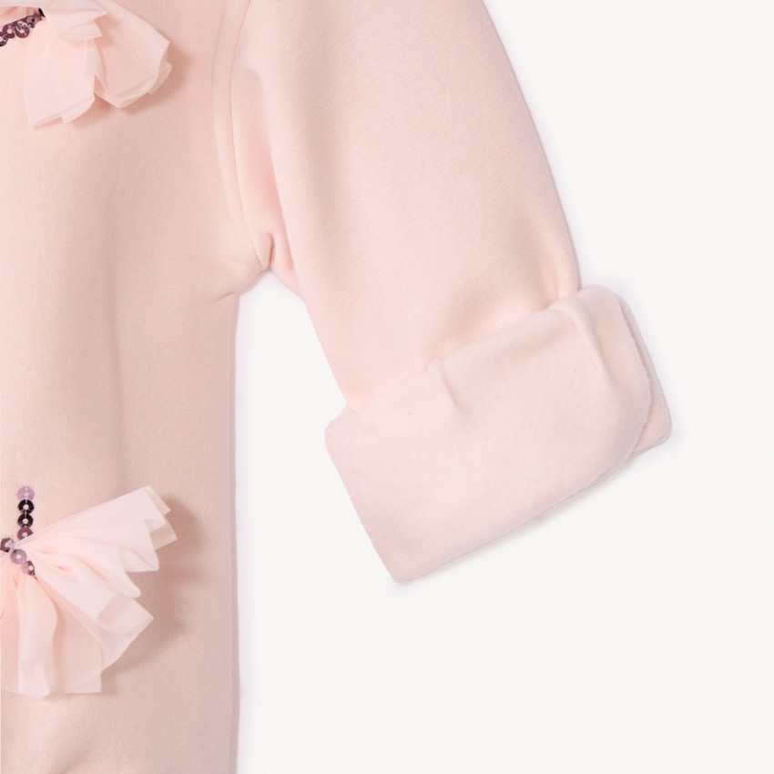 Sweat molleton oversize à papillons pour fille 