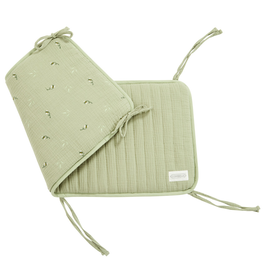 Lot de 5 protèges barreaux modulables Promenade Bucolique vert 