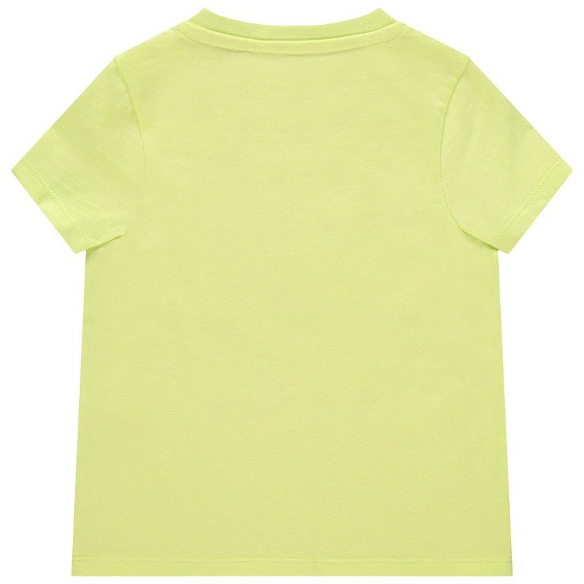 T-shirt manches courtes en coton à message printé 