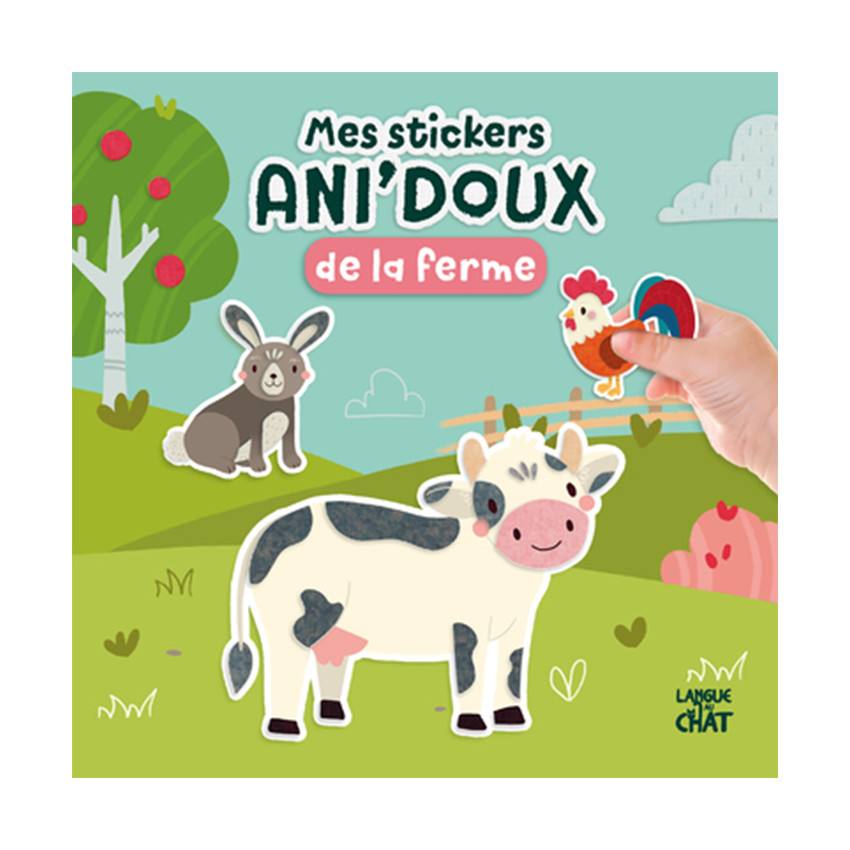 Livre à compléter Mes stickers ani'doux de la ferme 