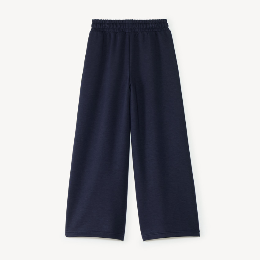 Pantalon de jogging fille coupe large uni 