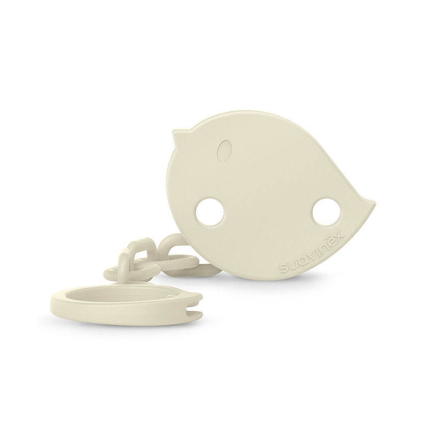 Attache-sucette chaine Birdies beige