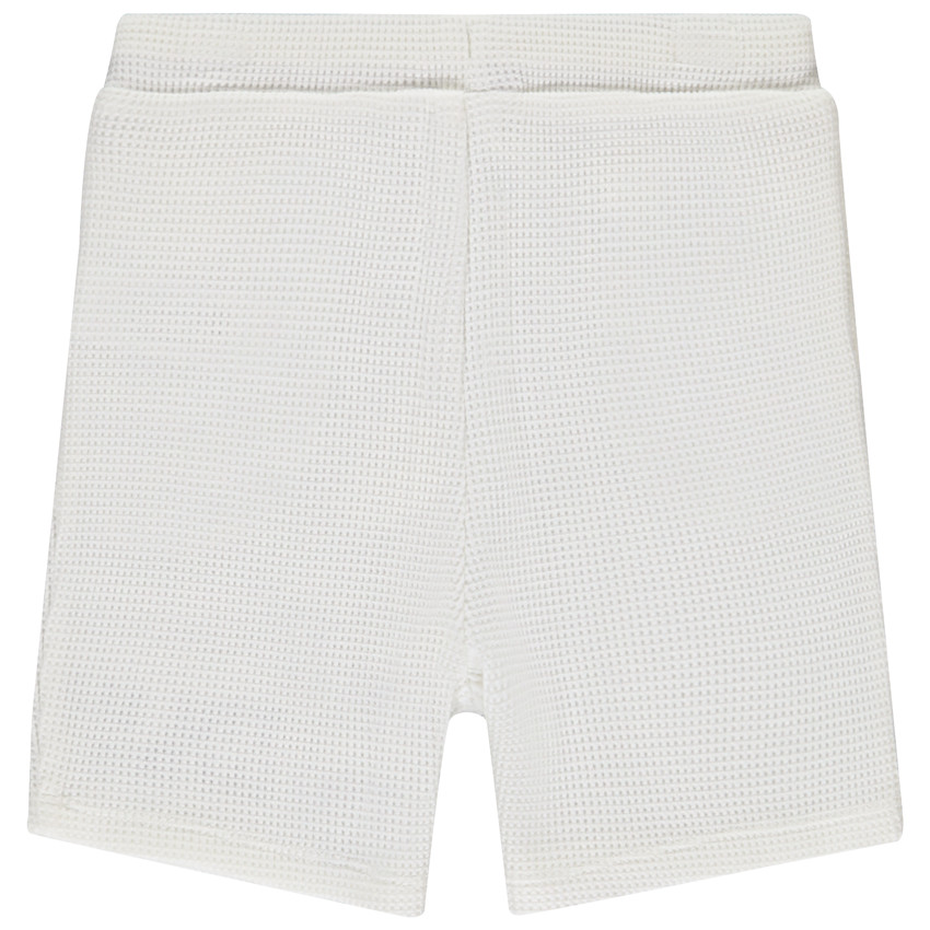 Bermuda en nid d'abeille brodé pour bébé garçon 