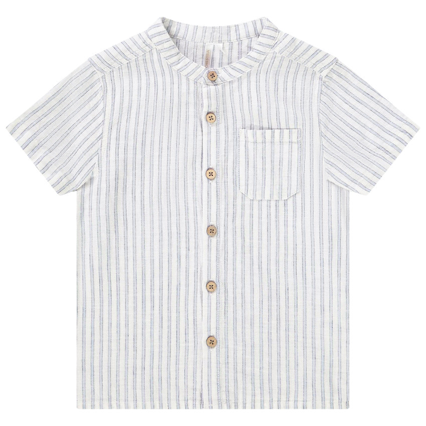 Chemise manches courtes rayée pour bébé garçon 