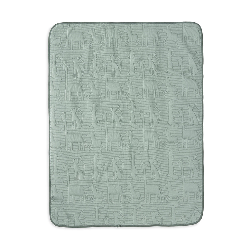 Couverture en jacquard 100 x 150 cm Jungle Jambo ash green/laurel 