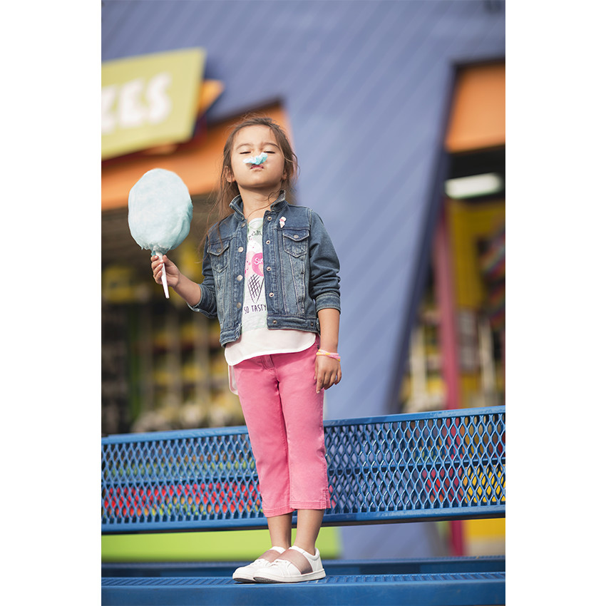 Veste en molleton effet jeans 