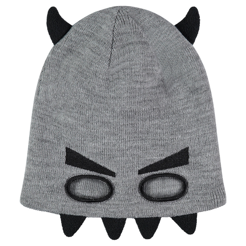 Bonnet en tricot effet masque avec détails en relief 