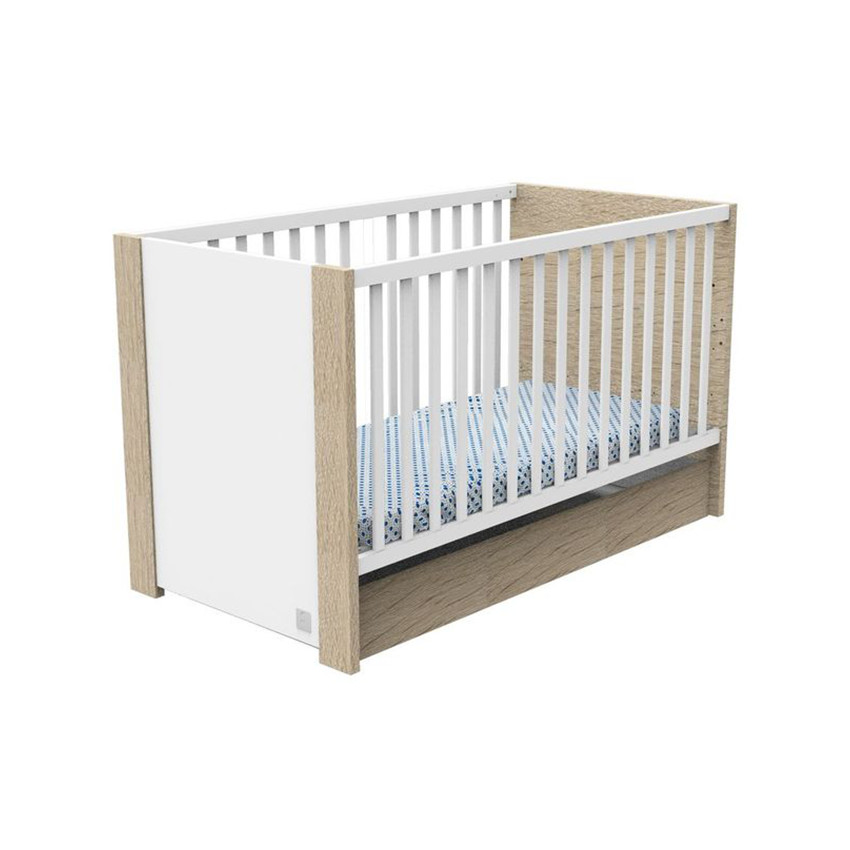 Lit transformable Little Big Bed 70x140 cm Antonin - Bois/Blanc 