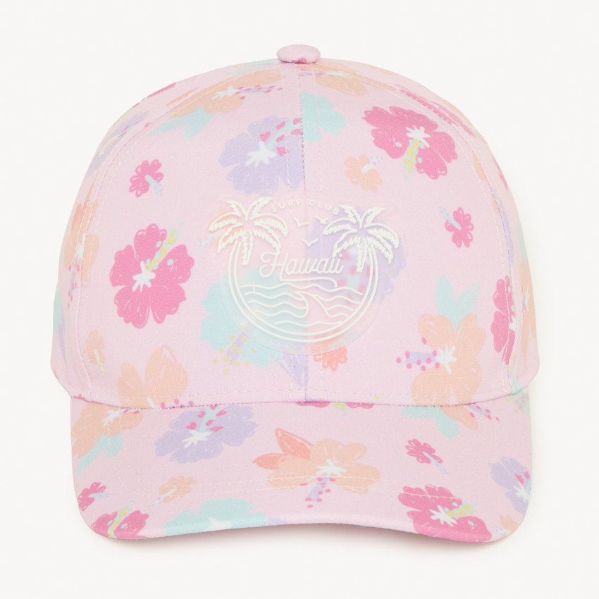 Casquette imprimée à badge gomme Hawaii pour fille 