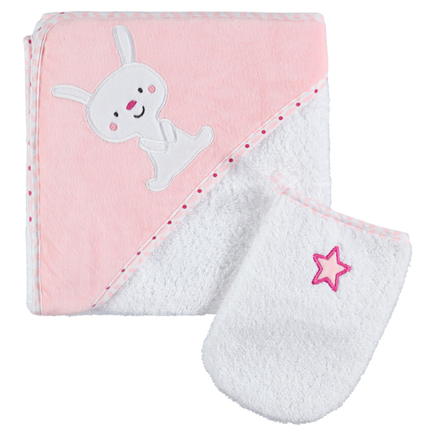 Cape de bain et gant de toilette Lovely dream  