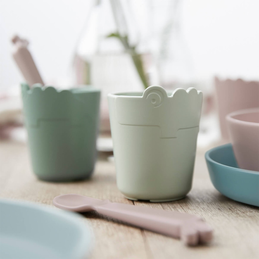 Tasse Kiddish - Croco rose 