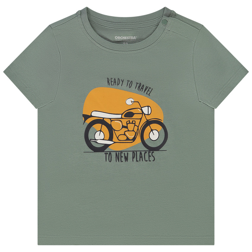 T-shirt manches courtes print fantaisie pour bébé garçon