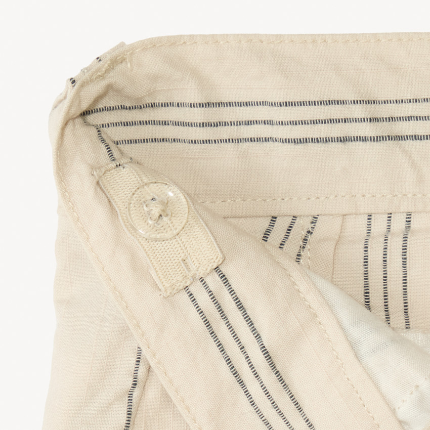 Bermuda à rayures en toile pour garçon 