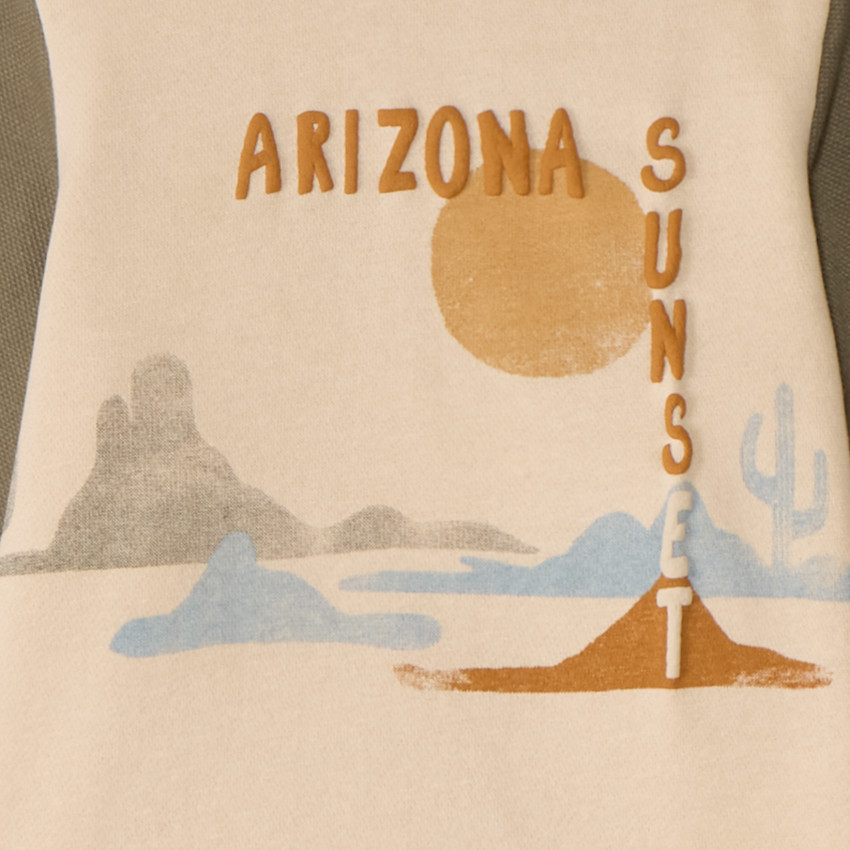 Ensemble jogging bi-matière color block pour bébé garçon 