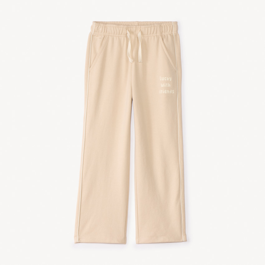 Jogging large en molleton printé pour fille