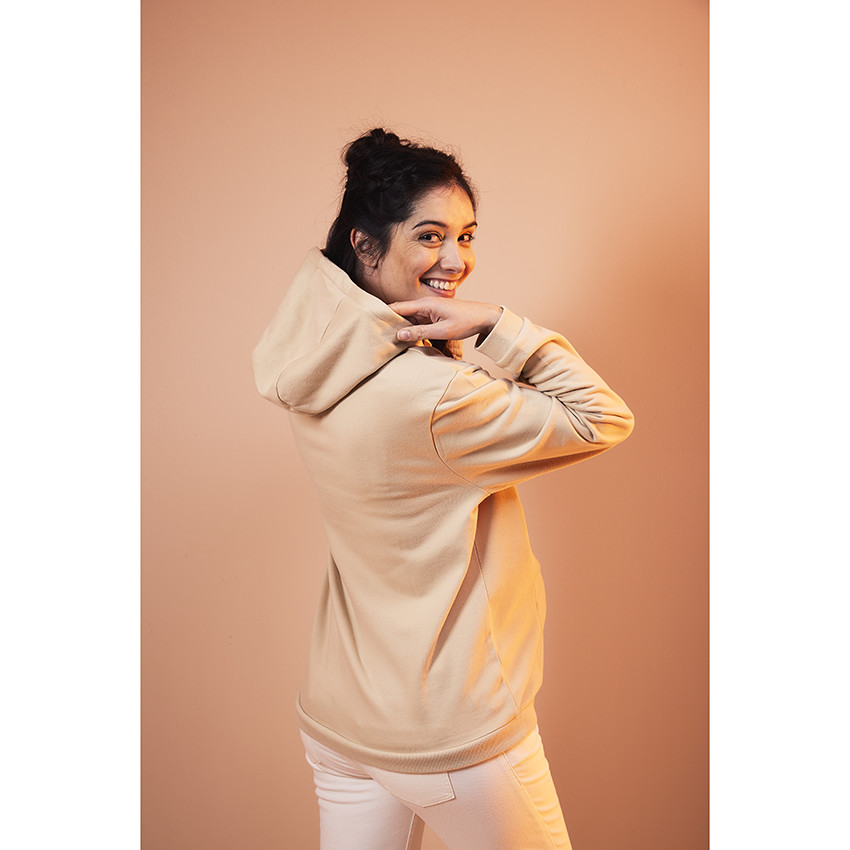 Sweat de grossesse en molleton print rétro et zip d'allaitement  