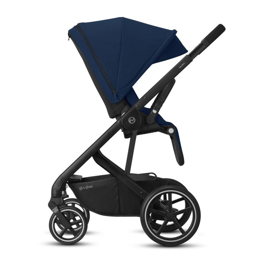 Poussette Balios S Lux châssis noir - Navy Blue  