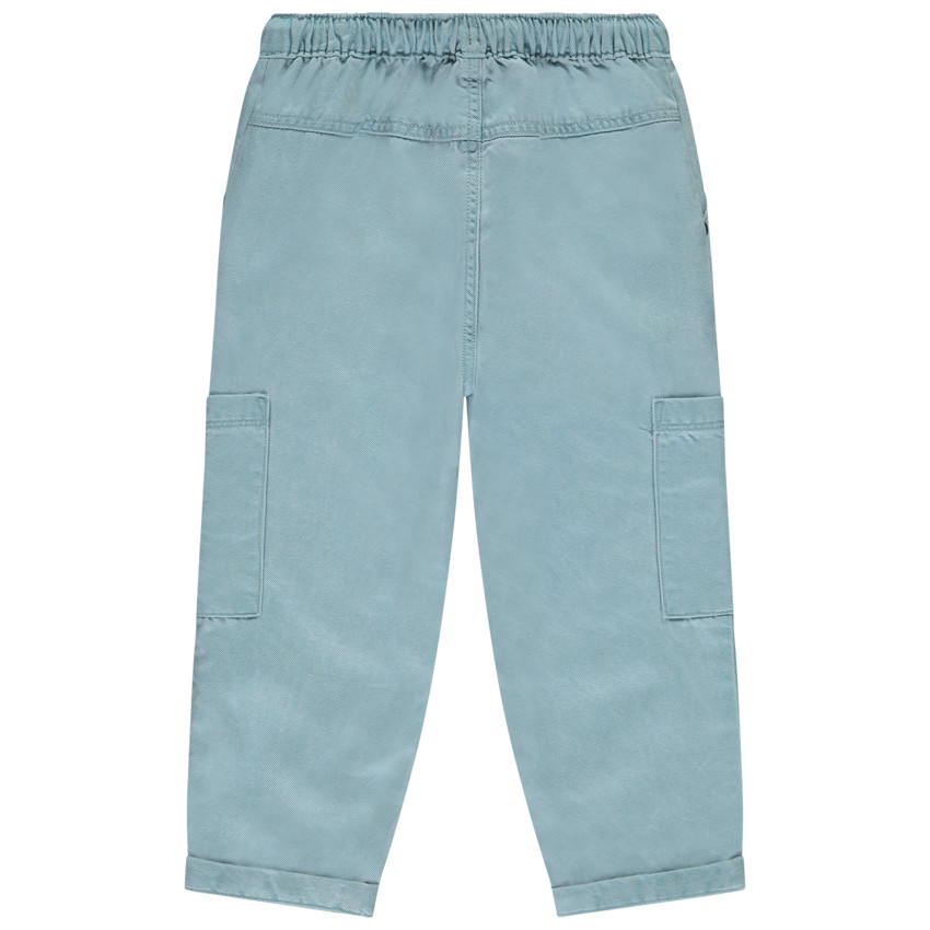 Pantalon droit uni à poches latérales pour bébé garçon 