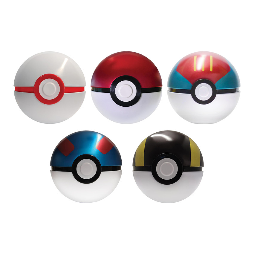 Coffret Pokéball avec 3 boosters Pokémon (modèle aléatoire) 