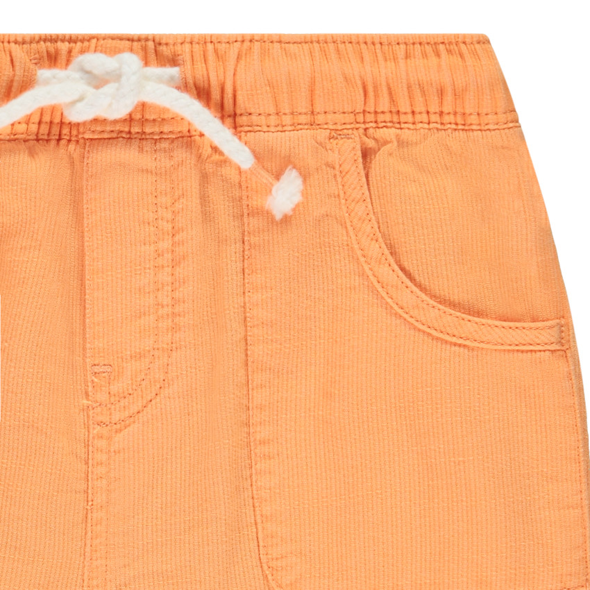 Ensemble bermuda uni + débardeur imprimé marin pour bébé garçon  