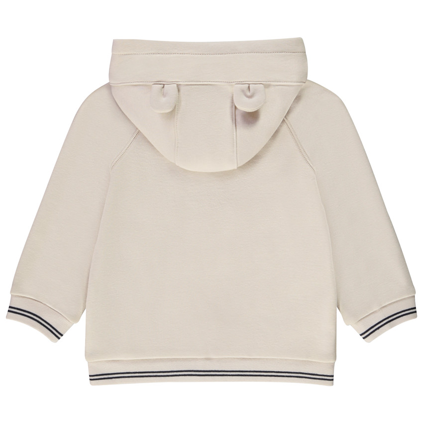 Gilet à capuche en molleton print fantaisie pour bébé garçon 