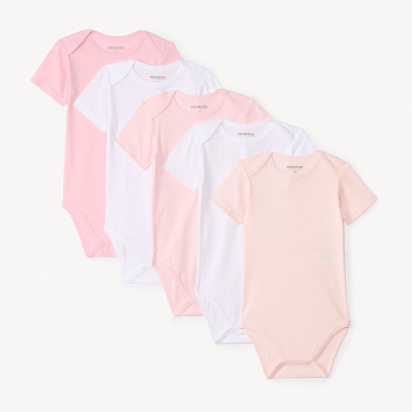 Lot de 5 bodies manches courtes 