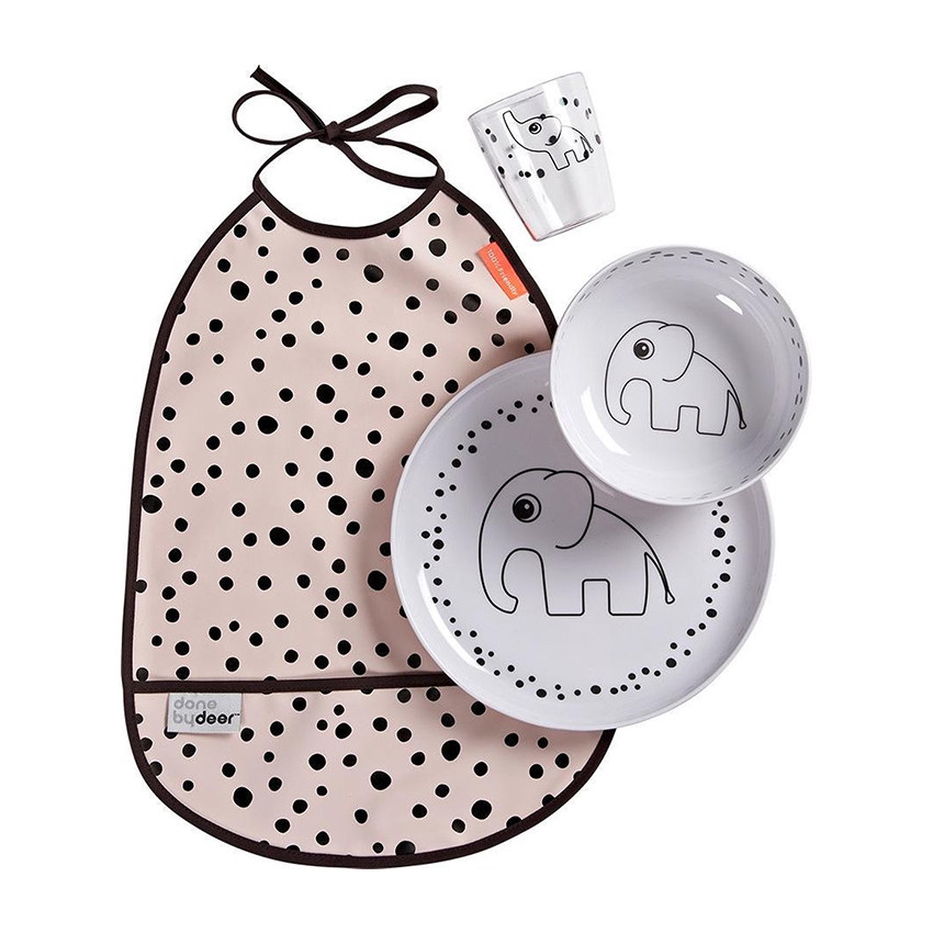 Coffret repas Happy Dots powder Main Coffret repas Happy Dots powder