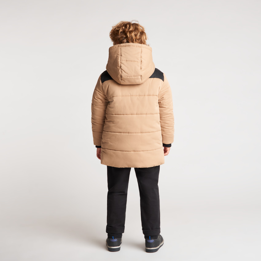 Doudoune longue avec capuche garçon 