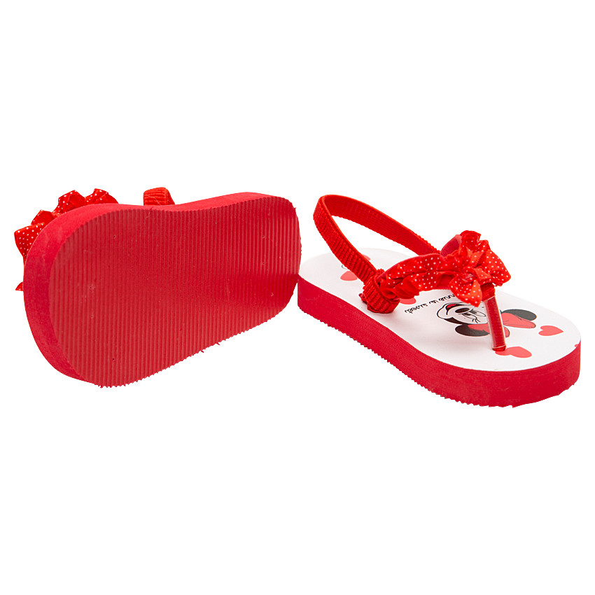 Tongs avec Minnie Disney Printée et coeurs 