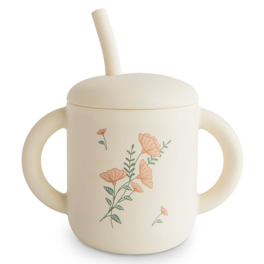 Coffret repas en silicone Pink Flowers 