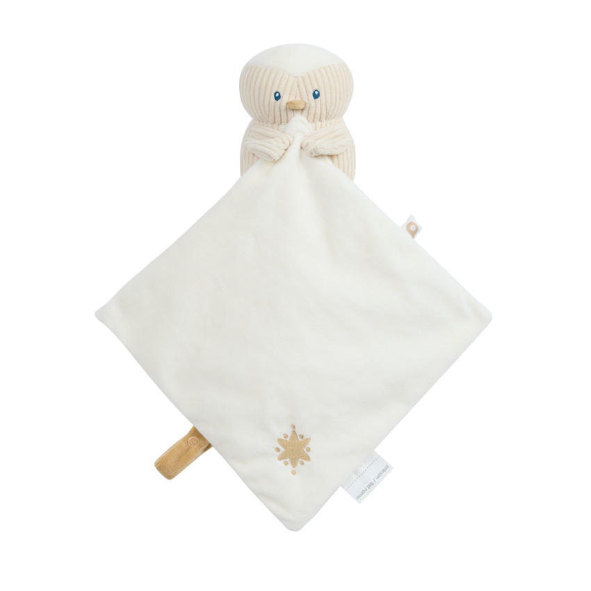 Doudou mouchoir Violette la Chouette - Bande de Rêveurs