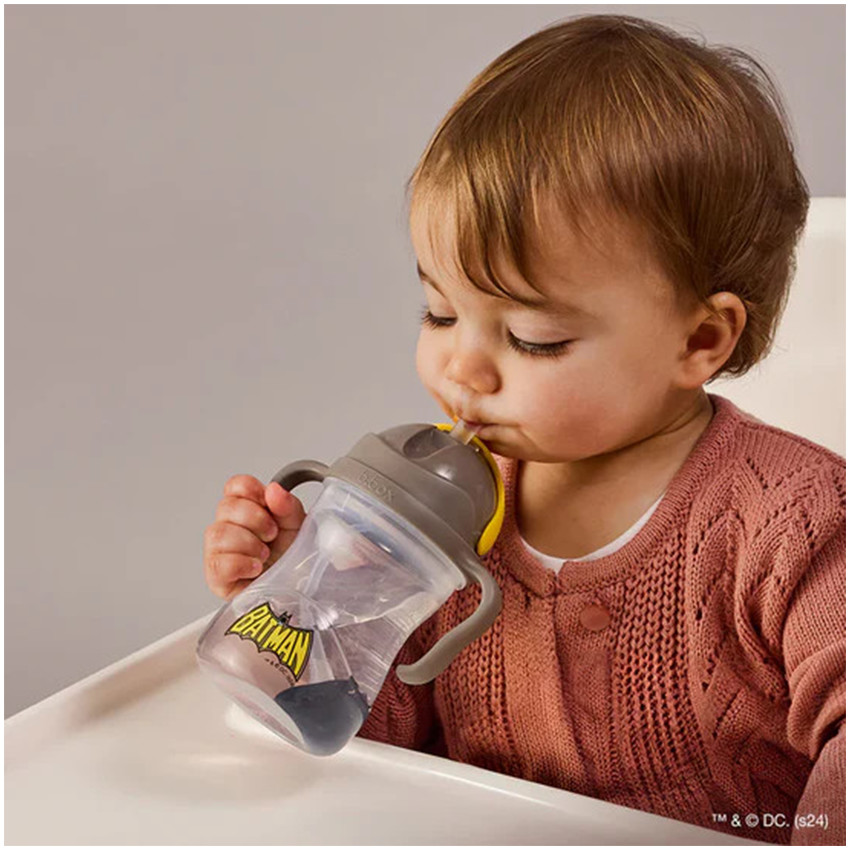 Tasse anti-fuites avec anse et paille  Batman 