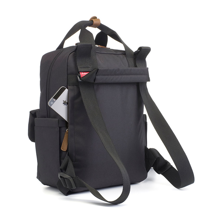 Sac à langer Georgi Eco convertible - Noir 