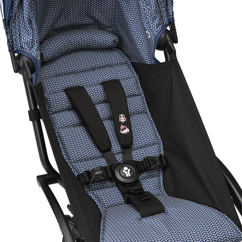 Poussette Stokke® YOYO³ à partir de 6 mois - cadre noir/bleu Air France 
