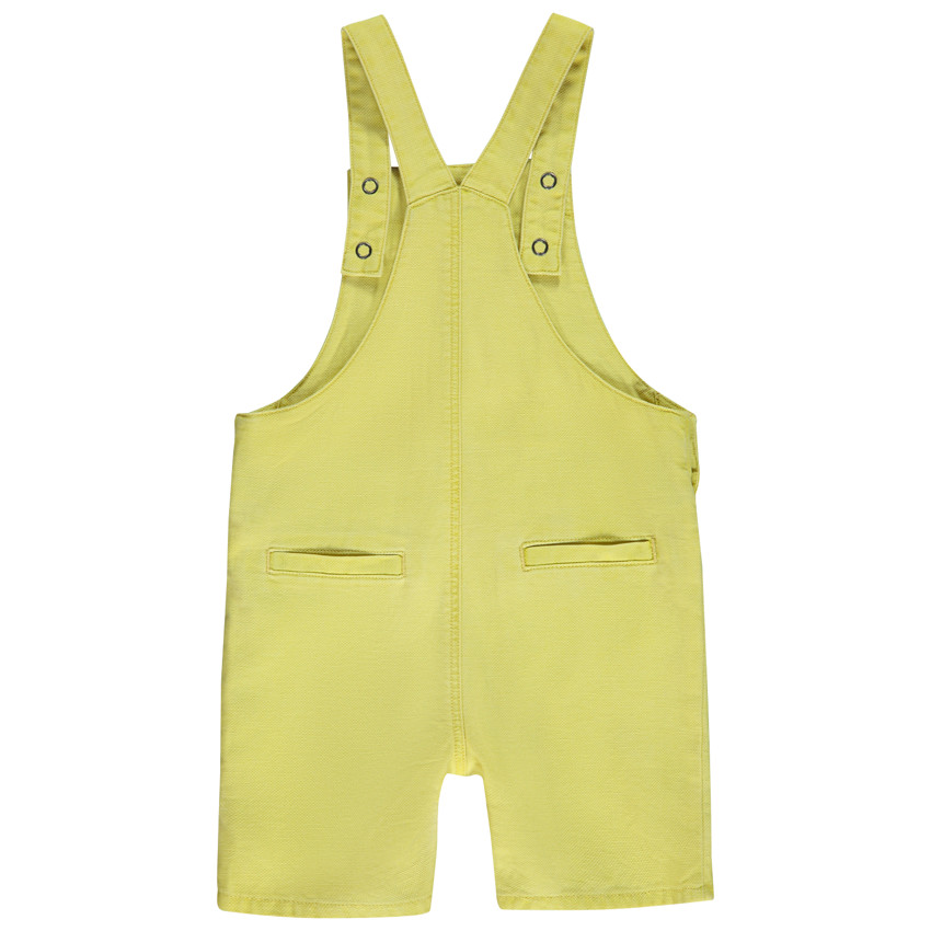 Salopette courte unie pour bébé garçon 