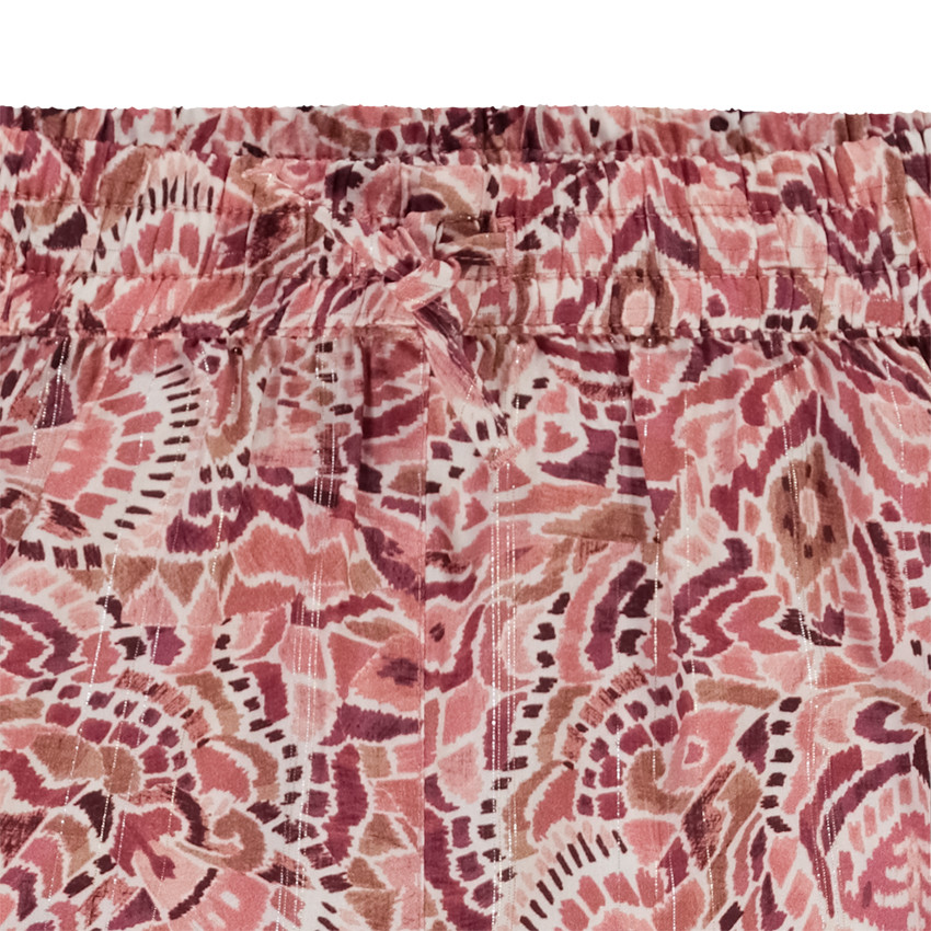 Pantalon fluide imprimé bohème pour fille 